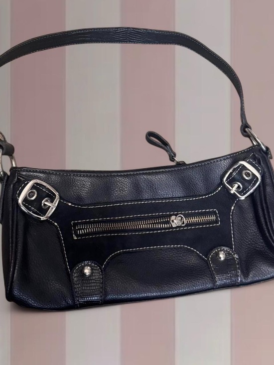 Nine West Handbags - ❌SOLD❌Nine West Vintage Y2K Faux-Leather Shoulder Bag